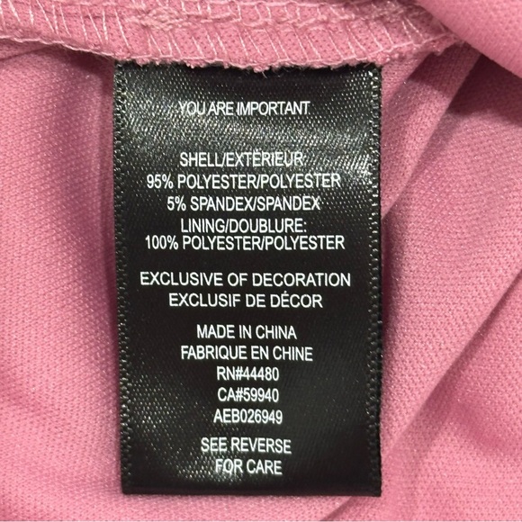 AFRM Desani Mini Skirt Rhinestone Dotted Ruched Sparkly Mauve Pink Medium New - Picture 9 of 10